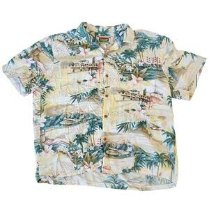 Vintage Men's Banana Jack Button Up Hawaiian Shirt All over print Size XL